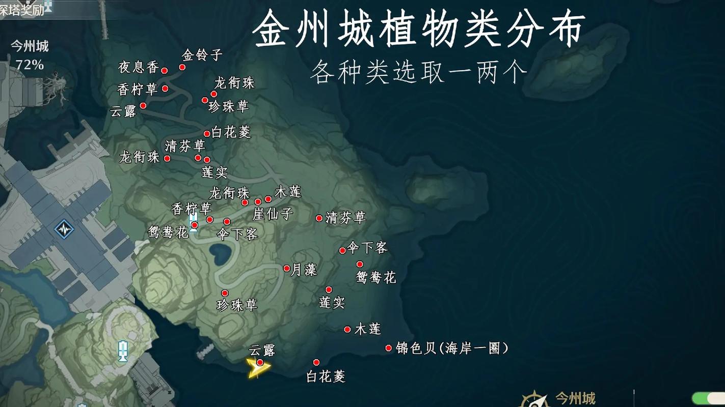 鸣潮最新开荒资源路线，5分钟速刷全地图采集点-3