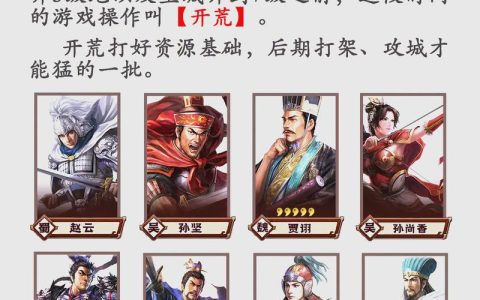 三国志战略版S14赛季开荒阵容推荐，亲测高效低损5队
