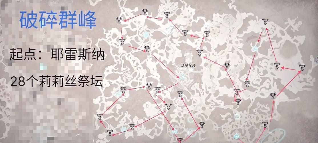 暗黑4莉莉丝祭坛全收集路线，亲测高效跑图顺序
